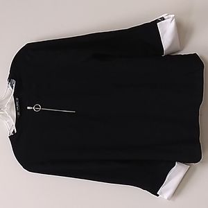 Zara ladies blouse, size small black and white